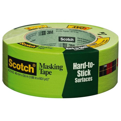 ‎Scotch Rough Surface Painter's Tape 2060-48MP 1.88″ × 60 yd (48mm × 55 m) - Apex Tool & Supply