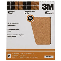 3M Garnet Sanding Sheets 88595NA 9″ × 11″ 150 grit - Apex Tool & Supply