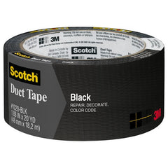 3M Duct Tape Black 3920-BK 1.88″ × 20 yd (48 mm × 18 2 m) - Apex Tool & Supply