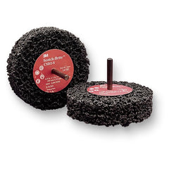 Scotch-Brite Clean and Strip Disc D1 4″ × 1/2″ × 1/4″ S XCS - Apex Tool & Supply