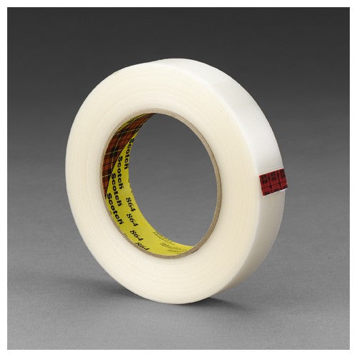 24 mm × 55 m Scotch Reinforced Strapping Tp Clear Alt Mfg # 88249 - Apex Tool & Supply