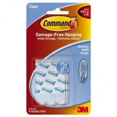 Command™ Clear Medium Refill Alt Mfg # 34708 - Apex Tool & Supply