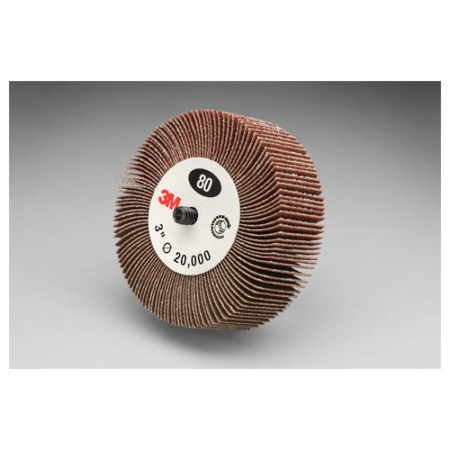 ‎3M Flap Wheel 244D Type 84 3″ × 1″ × 1/4-20 External 60 X-weight - Apex Tool & Supply