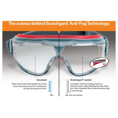 3M GoggleGear 500 Series GG501SGAF Clear Scotchgard Anti-fog lens - Apex Tool & Supply