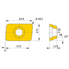 AEMW1503062ER UTI20T INSERT
