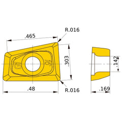 QOGT1443R-G1 HTI10 MILLING INSERT