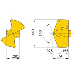 STAWN1140TH VP15TF DRILLING INSERT