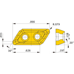 XDGX175020PDER-GM MP6120 INSERT