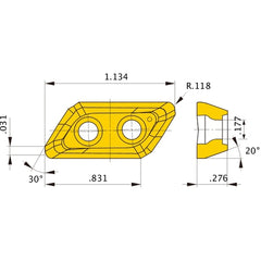 XDGX227030PDER-GLA MP9120 INSERT