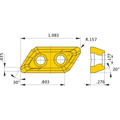 XDGX227040PDER-GLA MP6120 INSERT