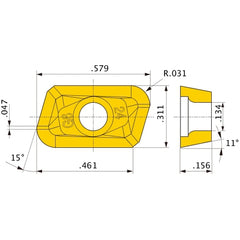 XPGT13T3PDER-G2 VP15TF INSERT