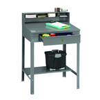 34-1/2"W x 29"D x 53" H - Foreman's Desk - Open Type - w/Lockable Drawer - Apex Tool & Supply