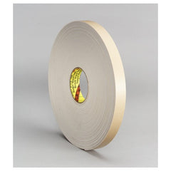 3M Double Coated Polyethylene Foam Tape 4496W White 3/4″ × 36 yd 62 mil - Apex Tool & Supply