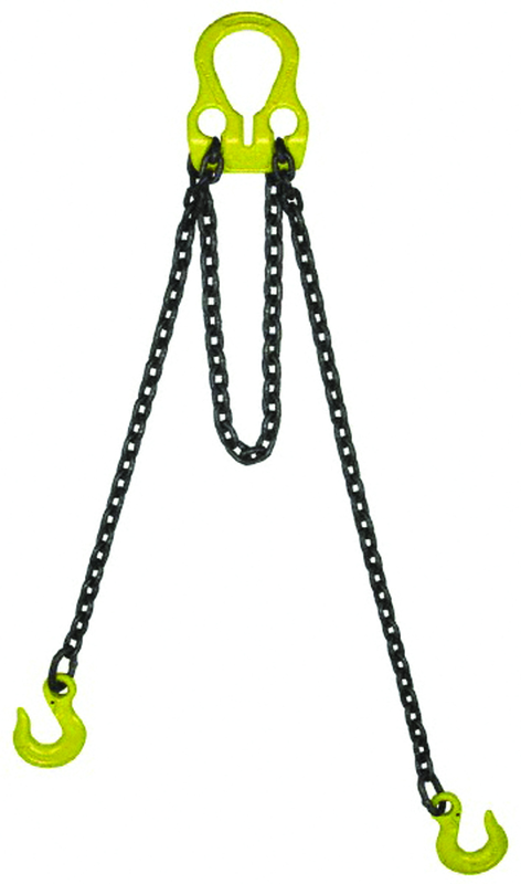 Double Chain Sling - #30003; 9/32'' x 6' - Apex Tool & Supply