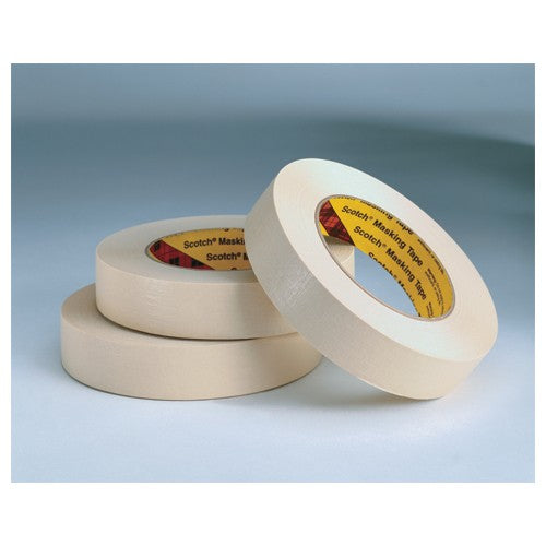 3M Paint Masking Tape 231/231A Tan 6 mm × 55 m 7.6 mil - Apex Tool & Supply