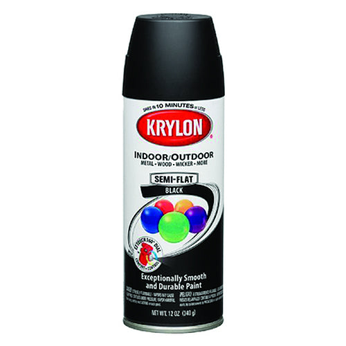 Interior/Exterior Industrial Maintenance Paint Semi Flat Black - Apex Tool & Supply