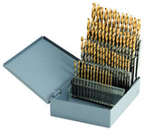 1/16 - 1/2 X 64Ths HSS Straight Shank Split Point Gold-P Drill Set (29Pcs) - Apex Tool & Supply