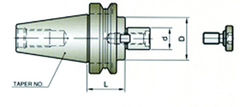 1" V50 SHELL MILL HOLDER-EXT EM - Apex Tool & Supply