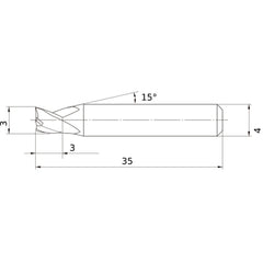 MS3ESD0300L35S04 CARBIDE ENDMILL