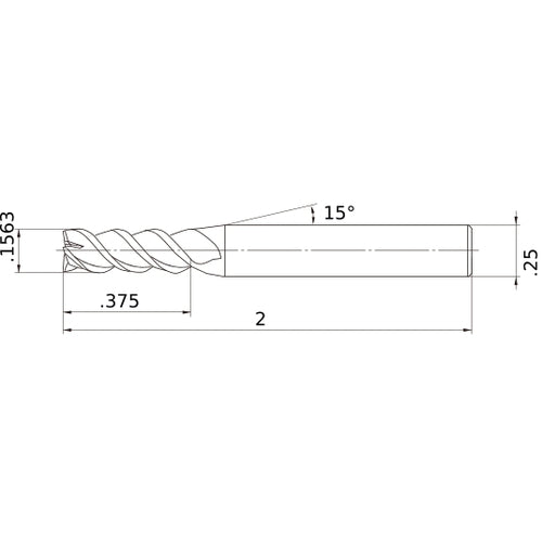 VQMHZVD5/32 CARBIDE ENDMILL