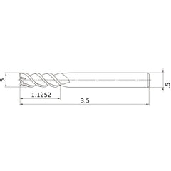 VQMHZVOHD1/2 CARBIDE ENDMILL