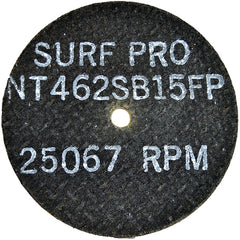 4″ × 1/8″ × 1/4″ -Zirconia 36 Grit Type 1 LT Grind & Cut-Off Wheel - Apex Tool & Supply