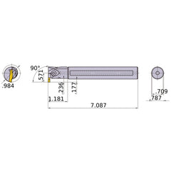 GYAL20Q90A-D06 BORING BAR