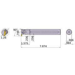 GYAL25R90B-F06 BORING BAR