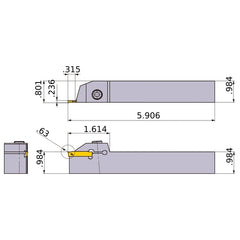 GYQR2525M00-J08 HOLDER