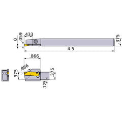GYSRUS06B00-C11 TURNING HOLDER