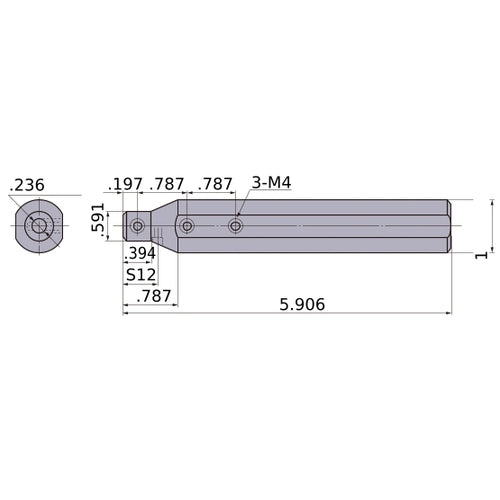 RBH16378A BORING BAR