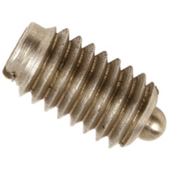 End Force Spring Plunger - 10.75 lbs Initial End Force, 6.25 lbs Final End Force (10–32 Thread) - Apex Tool & Supply