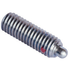 End Force Spring Plunger - 10.5 lbs Initial End Force, 25.5 lbs Final End Force (5/8″–11 Thread) - Apex Tool & Supply