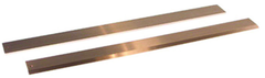 #SE24SSHD - 24" Long x 2-1/16" Wide x 17/64" Thick - Stainless Steel Straight Edge - No Bevel; No Graduations - Apex Tool & Supply