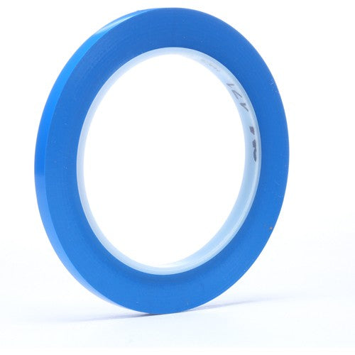 3M Vinyl Tape 471 Blue 1/4″ × 36 yd 5.2 mil - Apex Tool & Supply