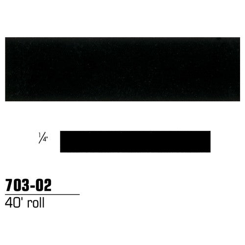 1/4 in × 40 ft 3M™ Scotchcal™ Striping Ta Black Alt Mfg # 70302 - Apex Tool & Supply