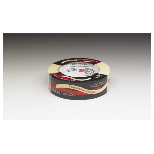 3M General Purpose Masking Tape 203 Beige 36 mm × 55 m 4.7 mil - Apex Tool & Supply