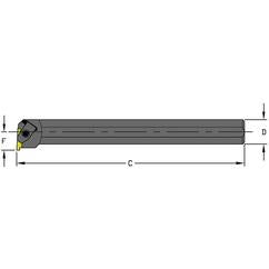 S16R NEL3 Steel Boring Bar - Apex Tool & Supply