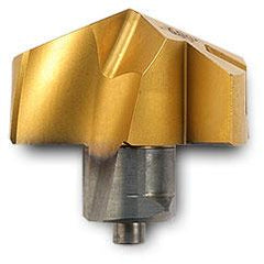 .6457 Cutting Dia. TiAlN/TiN End Mount Drill Tip - Apex Tool & Supply