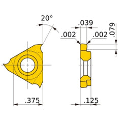 GTAT10020V5R-U VP15TF INSERT