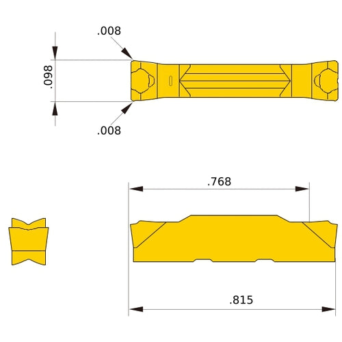 GY2M0250E020N-GU VP20RT GY INSERT