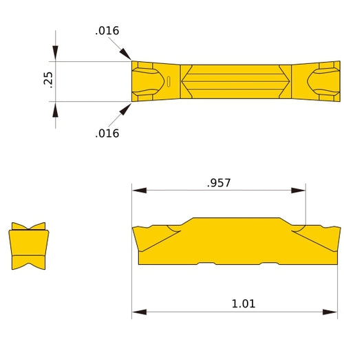 GY2M0635J040N-GM NX2525 GY INSERT