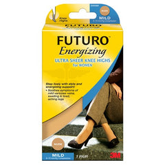 FUTURO Ultra Sheer Knee Highs for Women 71014NEN Medium Nude - Apex Tool & Supply