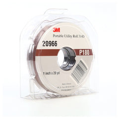 3M Portable Utility Cloth Roll 314D P180 J-weight 1″ × 20 yd - Apex Tool & Supply