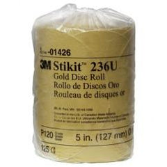 5 - P120 Grit - 236U Disc Roll - Apex Tool & Supply
