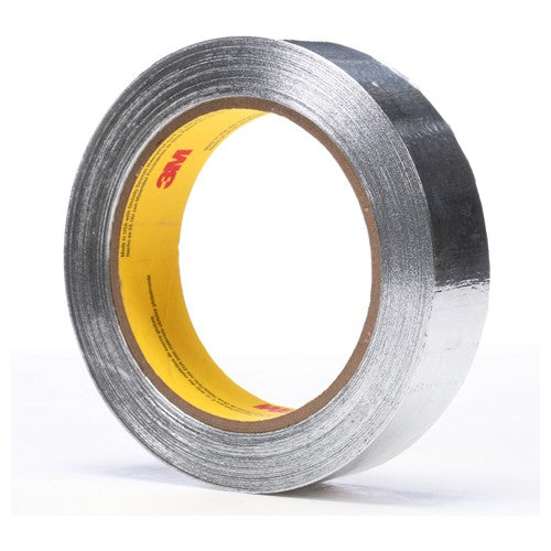 3M Aluminum Foil Tape 4380 Silver 1″ × 55 yd 3.25 Mil - Apex Tool & Supply
