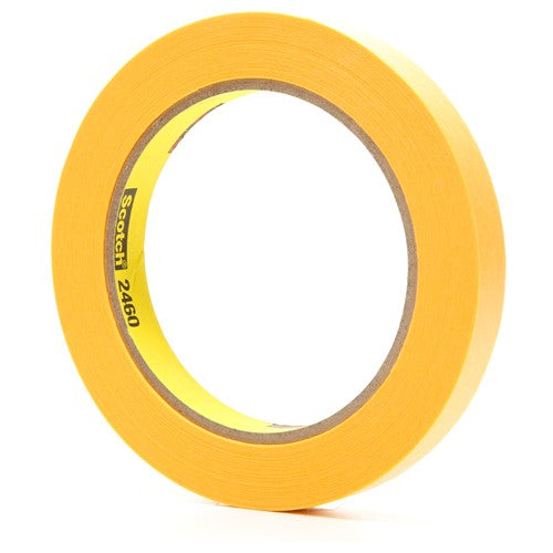 Scotch Ultimate Paint Edge Masking Tape 2460 Gold 1/2″ × 60 yd 3.3 mil - Apex Tool & Supply