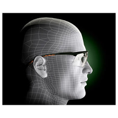 ‎3M Privo Protective Eyewear 12261-00000-20 Clear Anti-Fog Lens Black Frame - Apex Tool & Supply