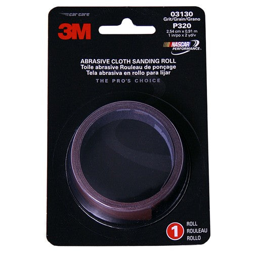 3M Abrasive Cloth Sanding Roll 03130 1″ × 2 yd extra fine - Apex Tool & Supply
