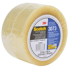 Scotch Recycled Corrugate Box Sealing Tape 3073 Clear 72 mm × 100 m - Apex Tool & Supply
